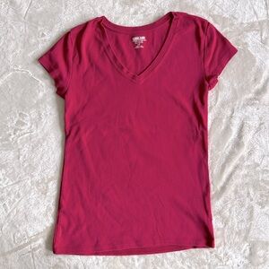 Kirkland Signature Fuschia Pink Pima Cotton T-shirt Size Small
